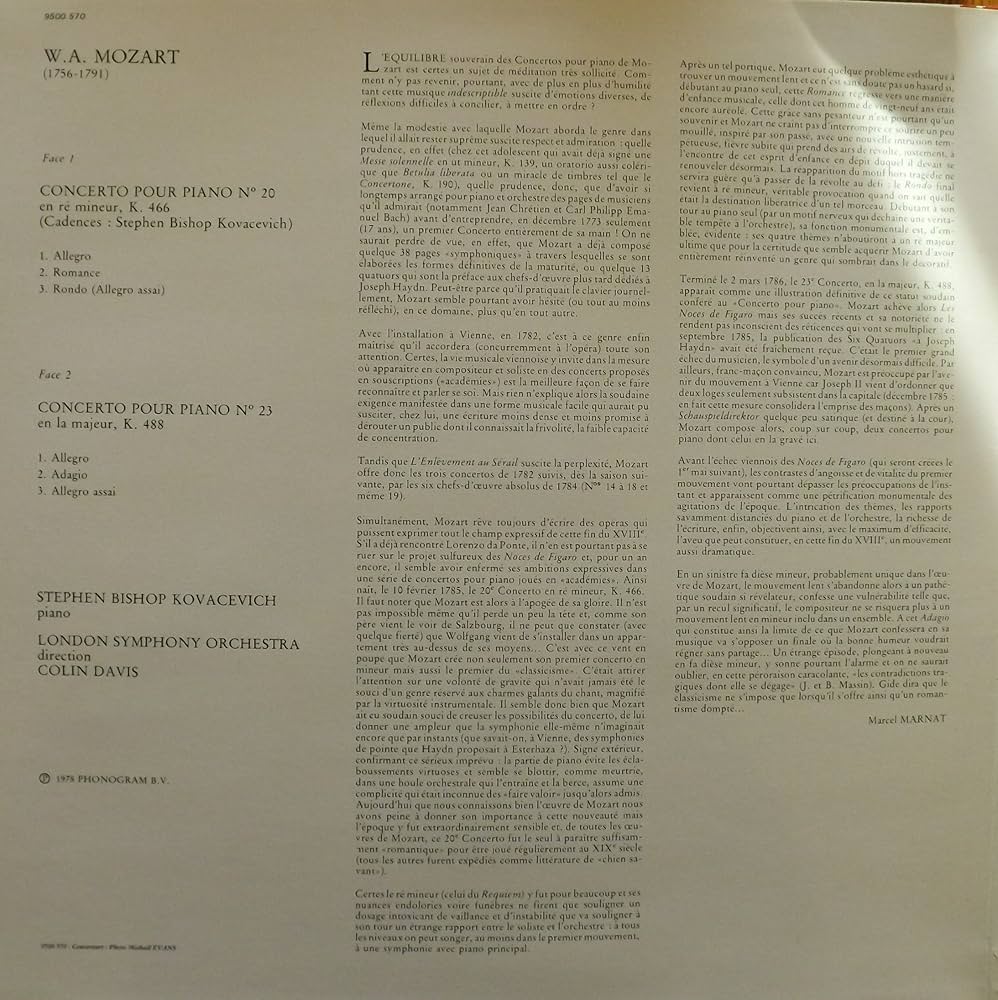 Amazon.com: Piano Concertos K. 466 and K. 488: CDs & Vinyl